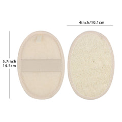 Mooerca Luffa Pad Terry tissu naturel pour nettoyage doux et respectueux