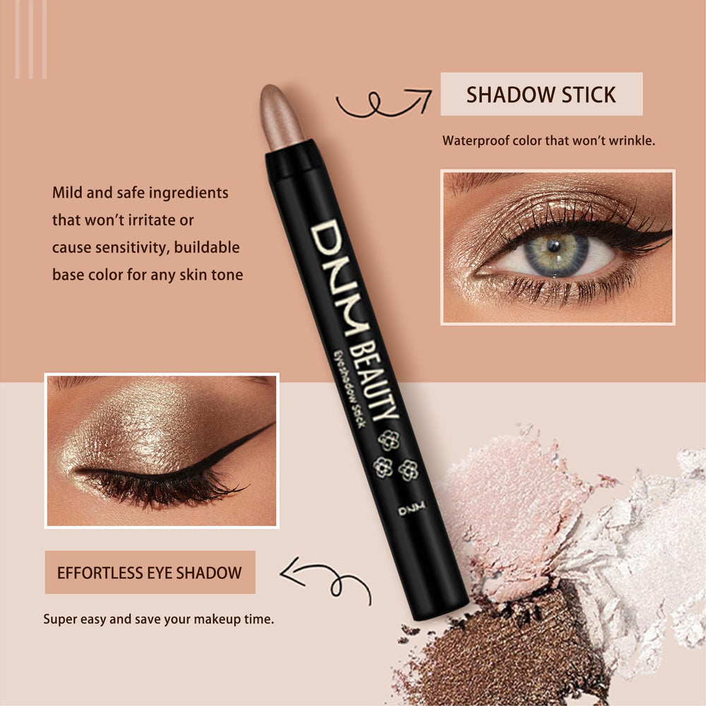 MooGlamor crayon fard yeux brillant, rétractable pour éviter casse et gaspillage.