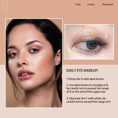 MooGlamor crayon fard yeux brillant, parfait pour créer looks rapides et festifs.