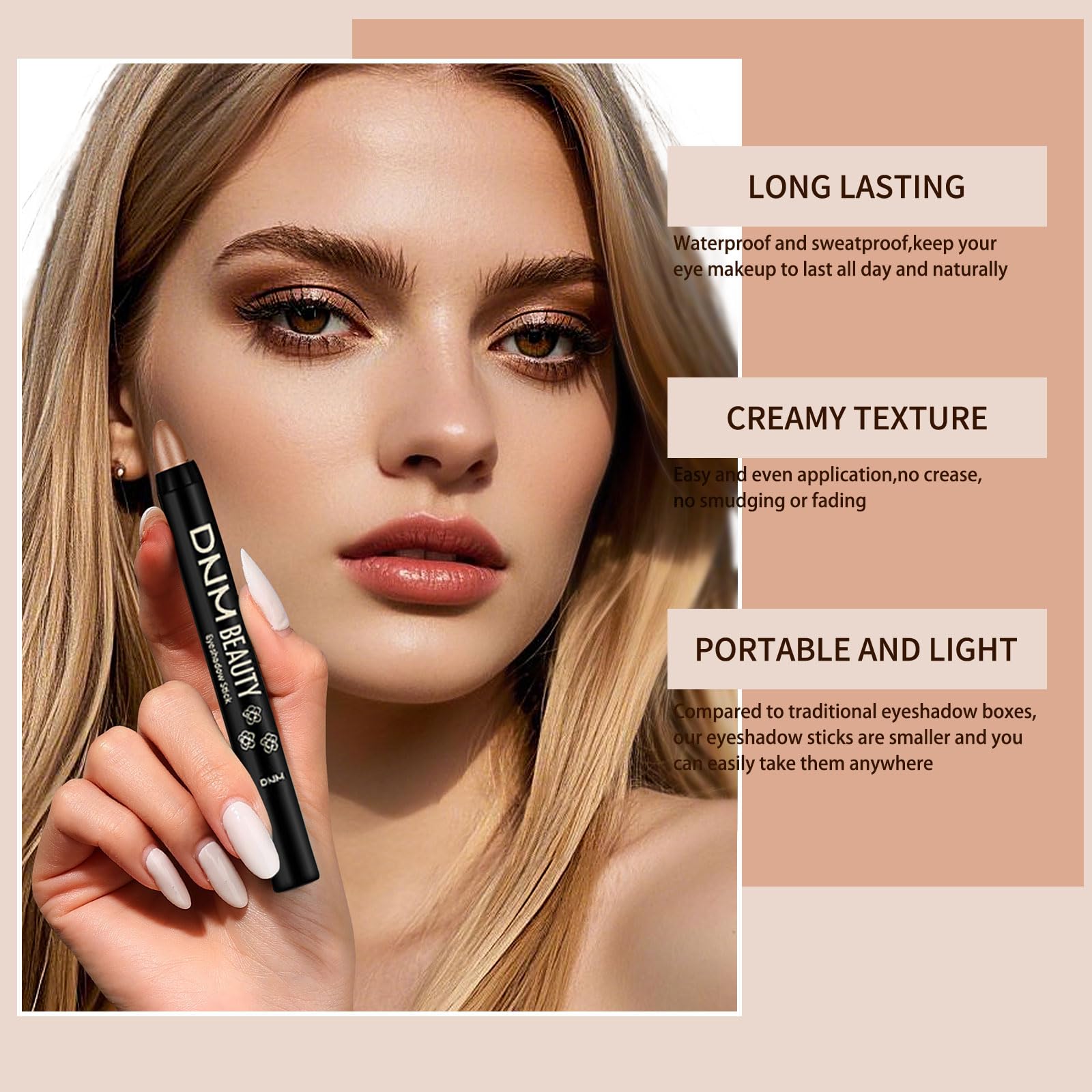 MooGlamor crayon fard yeux brillant, petit cadeau idéal pour débutants.
