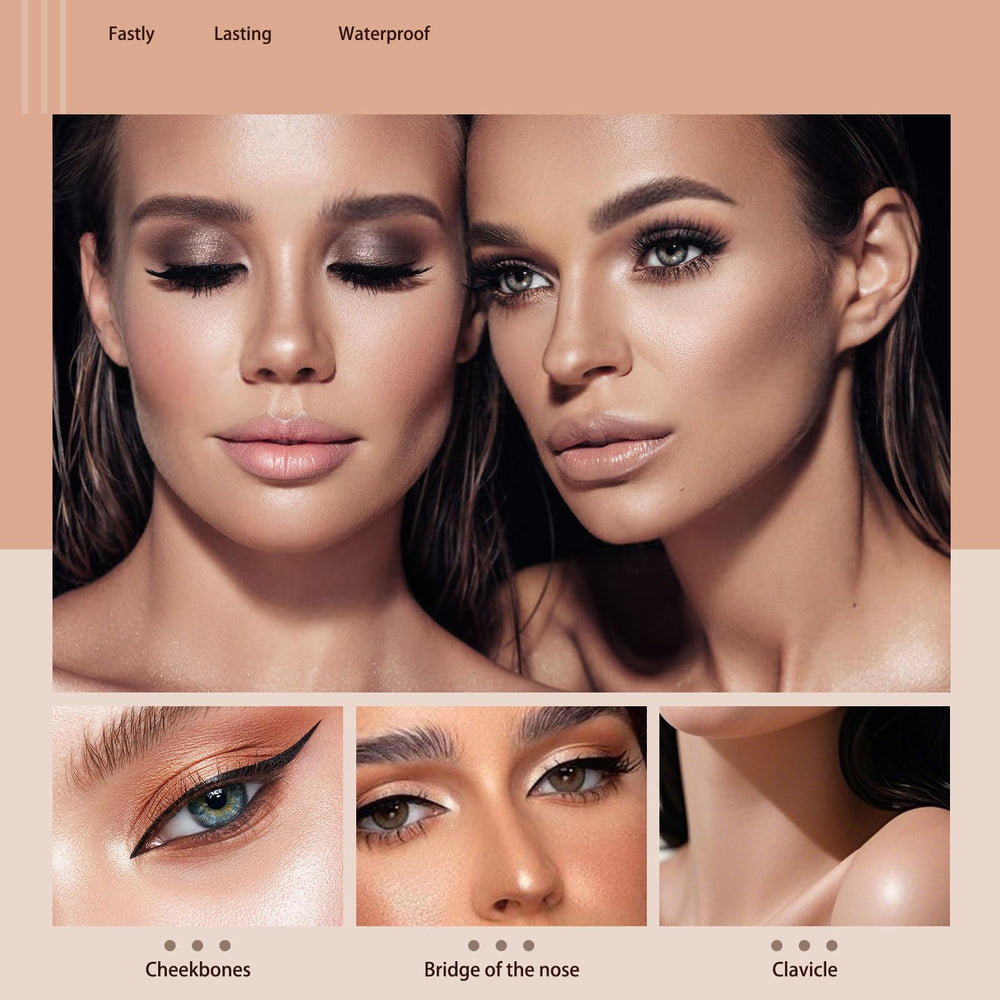 MooGlamor crayon fard yeux brillant, glisse facilement et fixe rapidement.