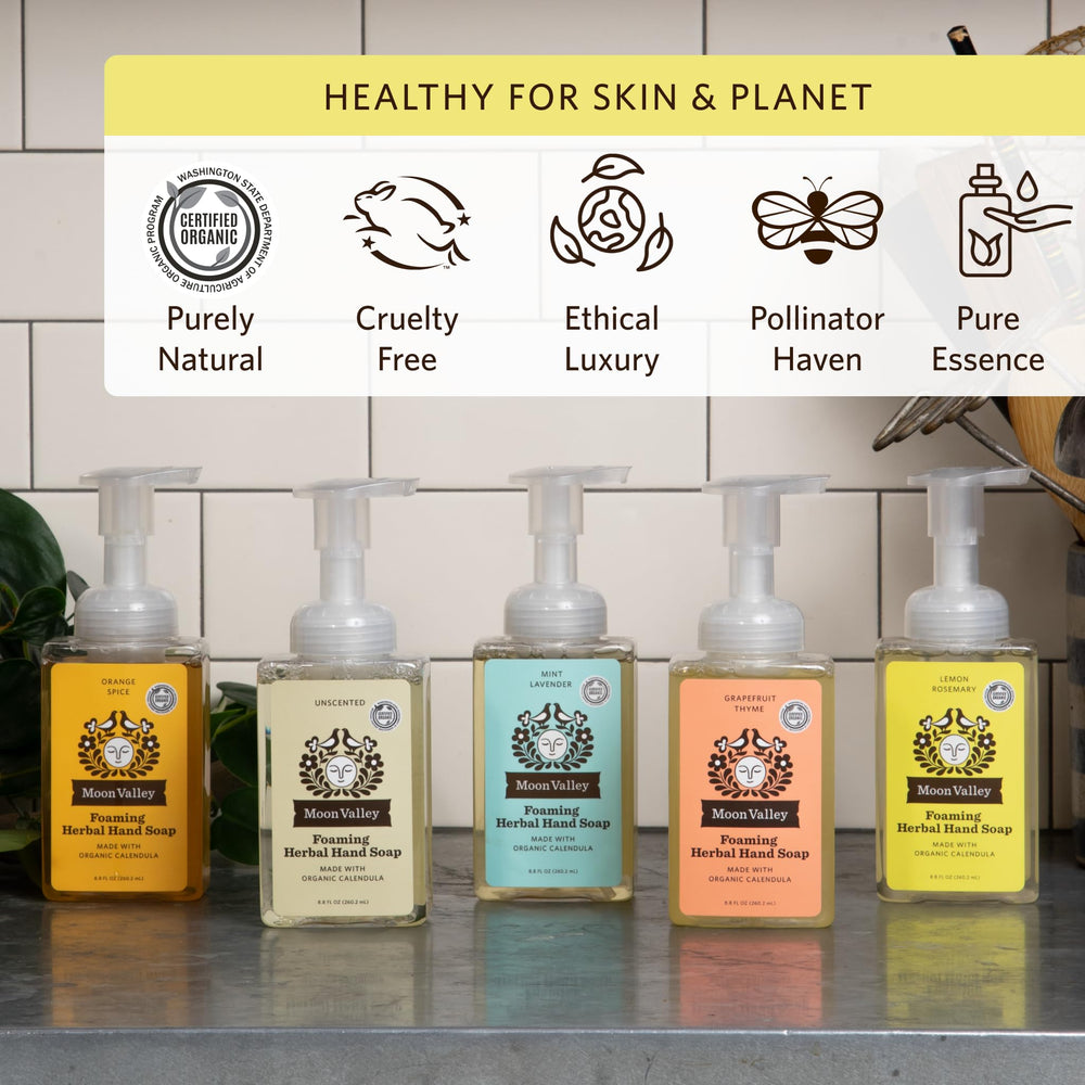 Moon Valley Organics Flacon recyclable, écologie et zéro déchet