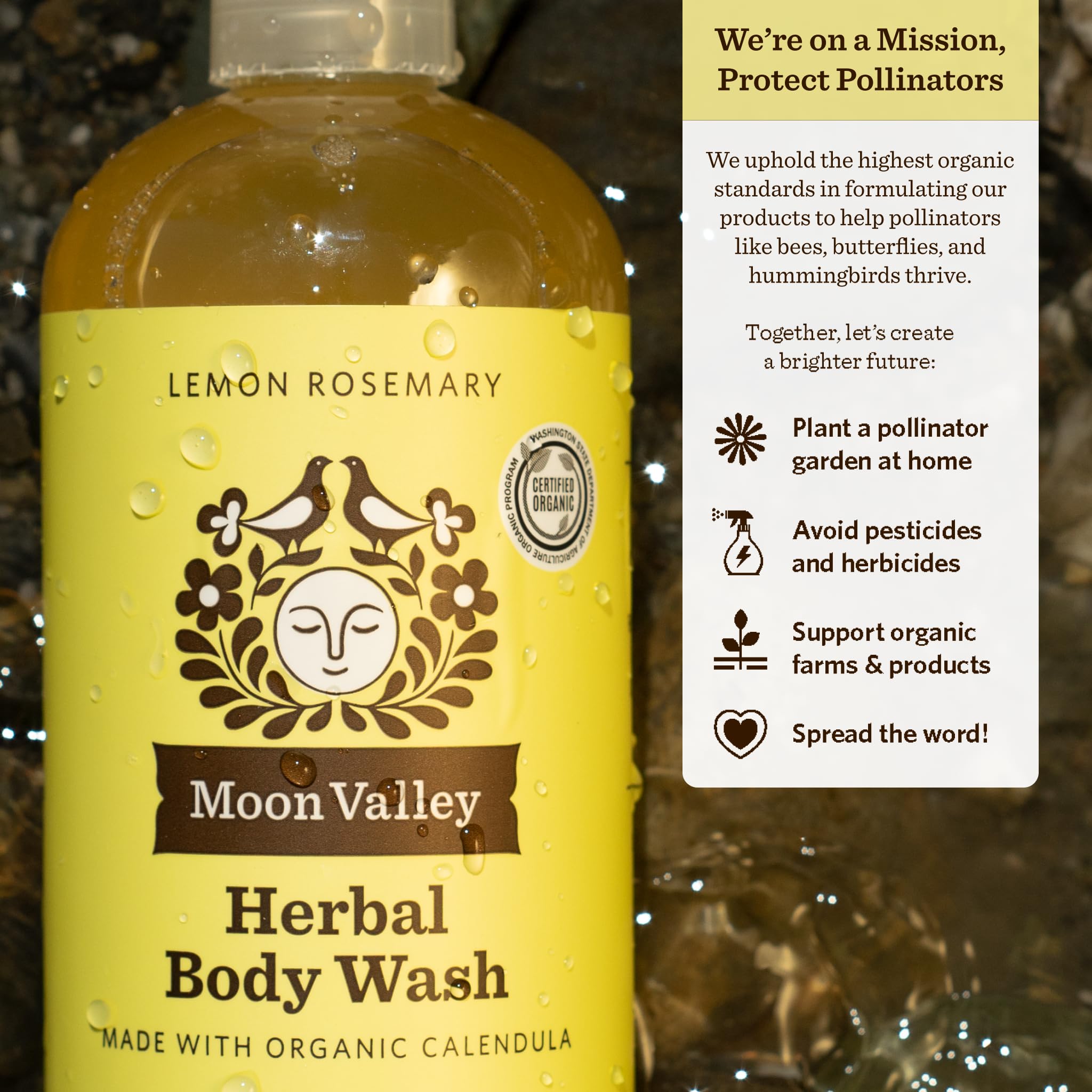 Pack duo Moon Valley Organics pratique pour maison et voyage.