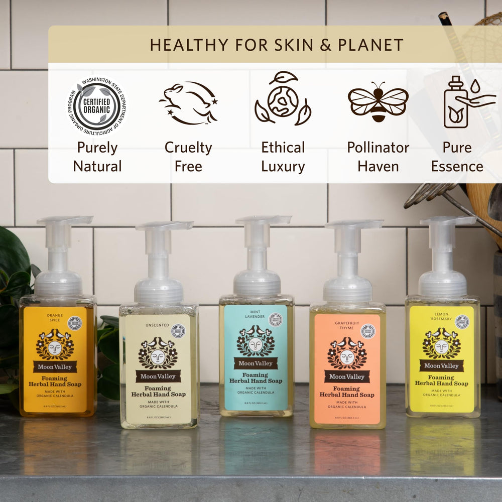 Moon Valley recyclable bottle packaging supports sustainable, everyday use.
