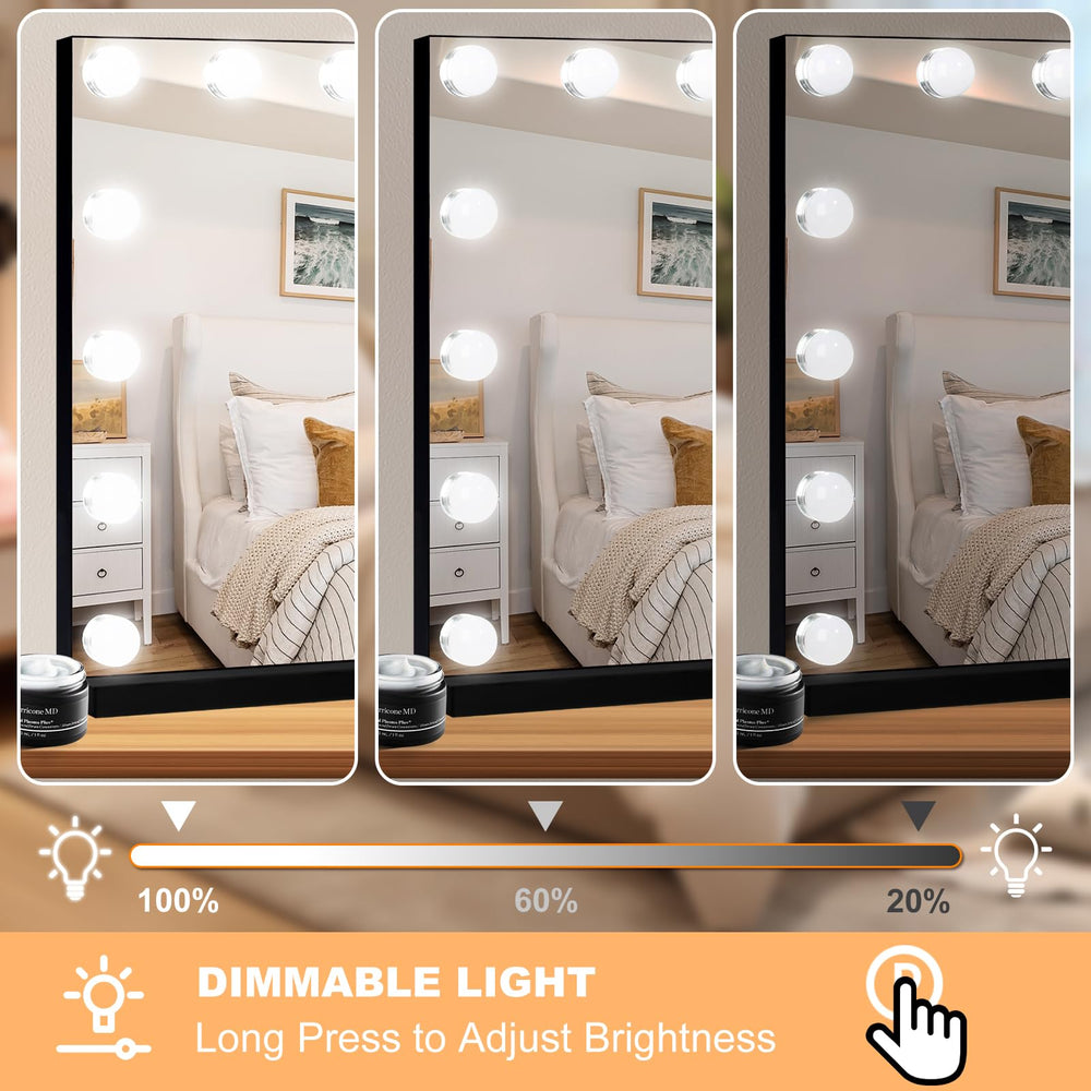 Miroir Moonee intègre un port USB pour charger votre appareil