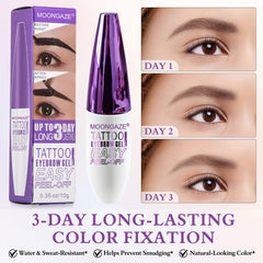 MOONGAZE Sourcils après application, contour net et précis pour vos sourcils.