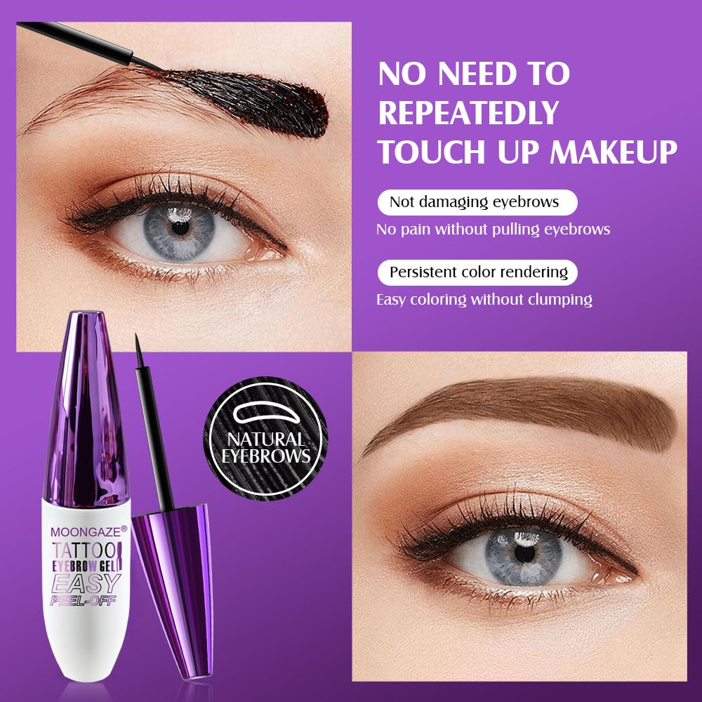 MOONGAZE Sourcils naturel et défini, couleur qui tient toute la journée.