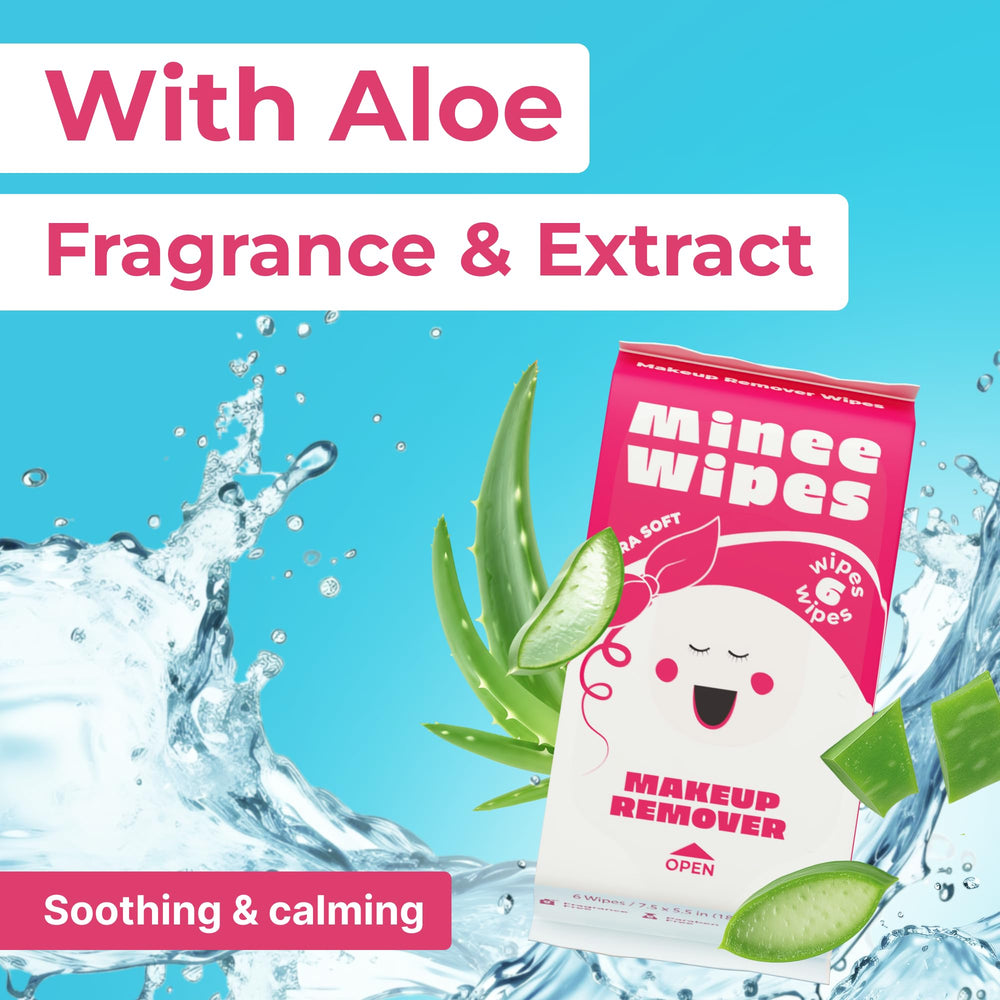 LINGETTES MOONIES eau-douce pour démaquillage léger et rafraîchissant.