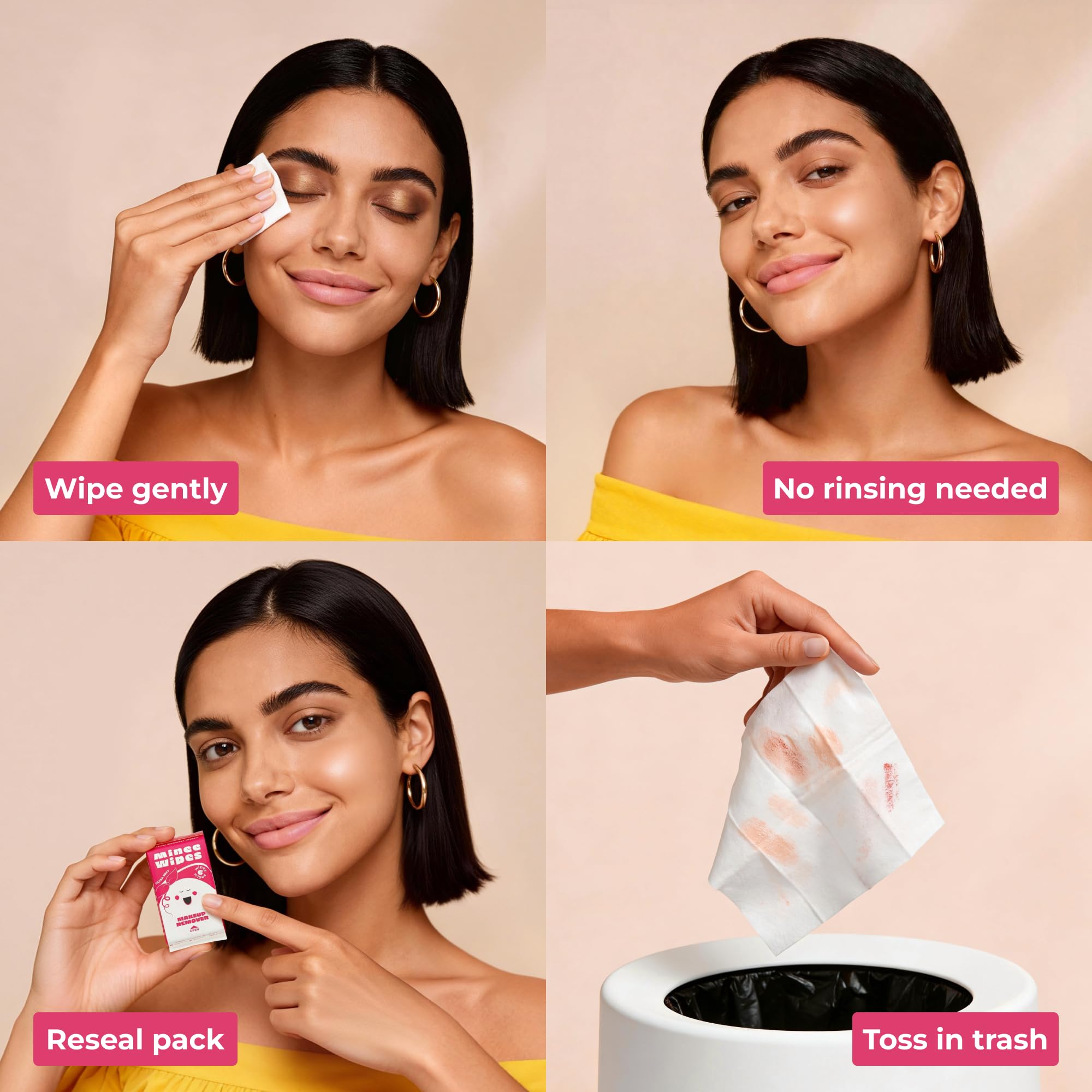 MOONIES lingettes usage rapide, parfum léger et pratique.