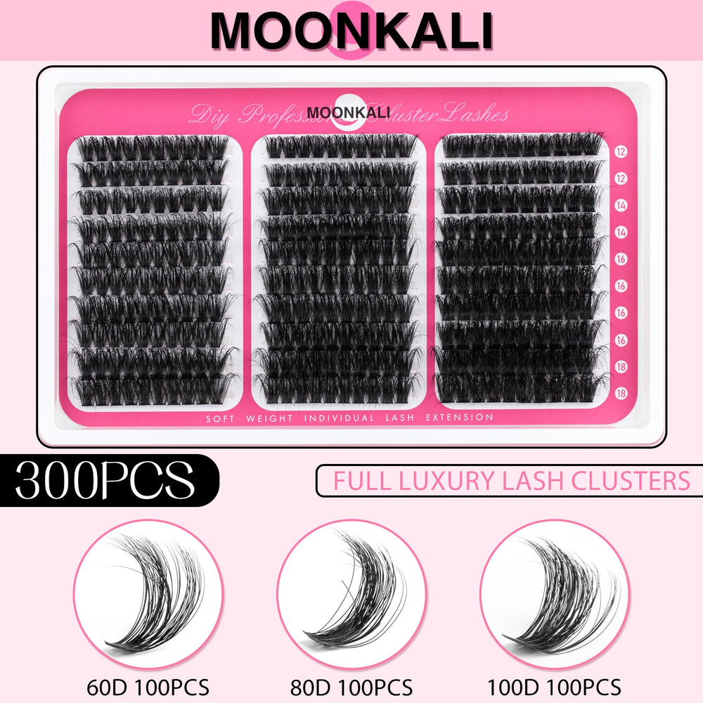 MOONKALI cils-ensemble-3d-mix, combinaisons naturelles et glamour