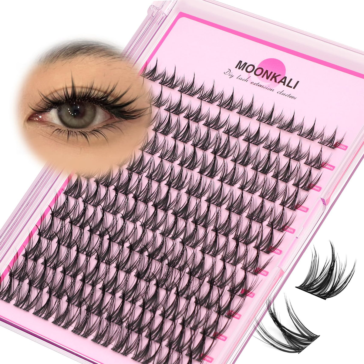 MOONKALI clusters cils 3D pour un regard plus profond et naturel