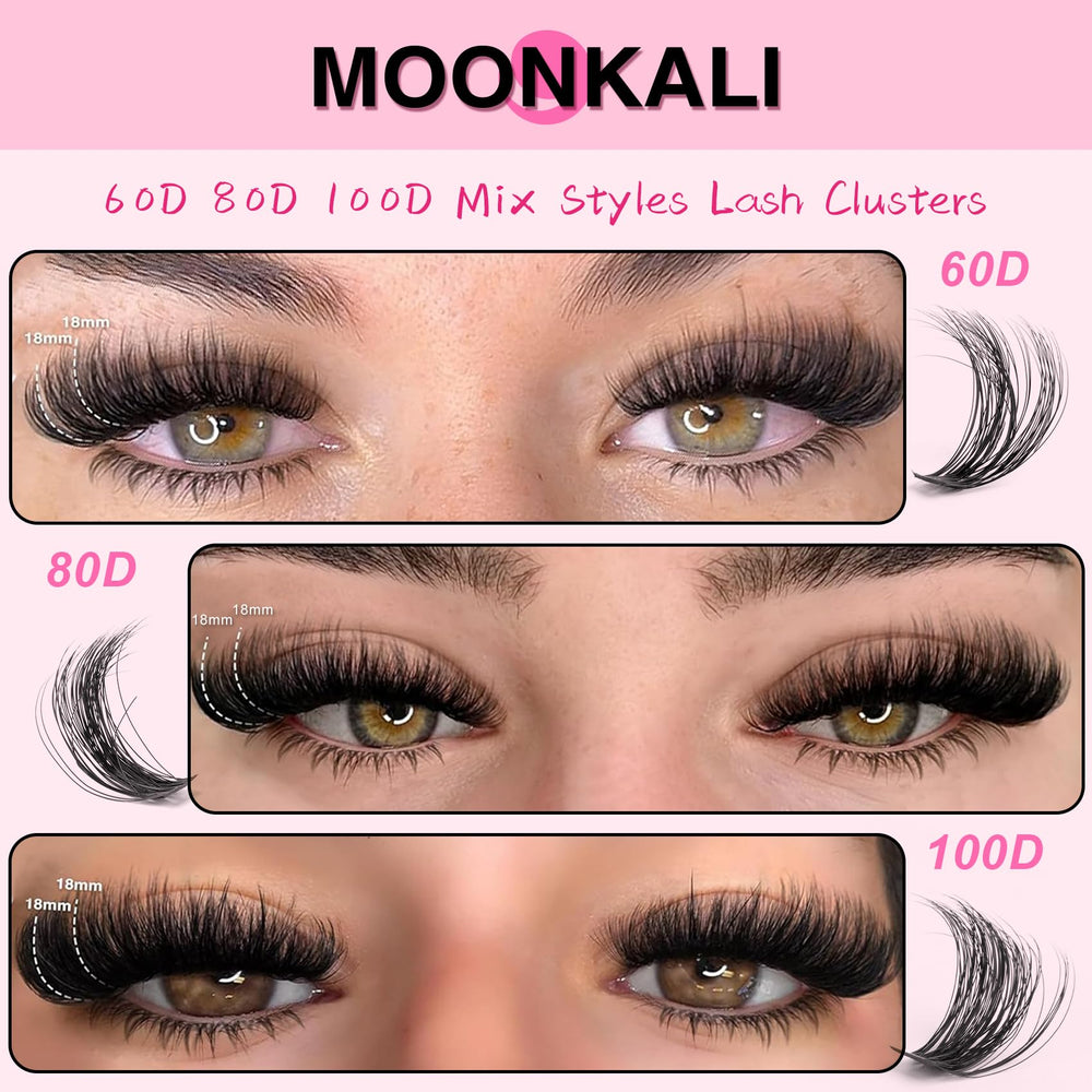 MOONKALI groupes-cils-100d, volume intense et regard profond