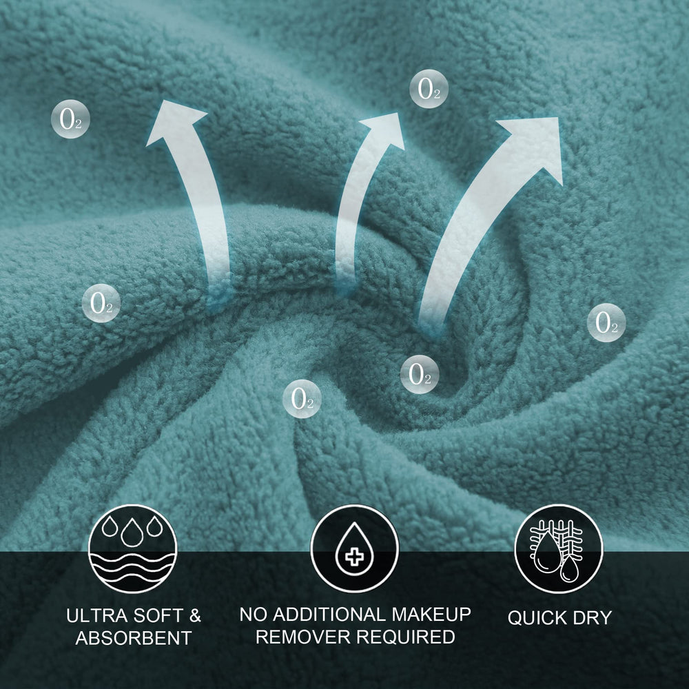 MOONQUEEN chiffons visage microfibre routine-quotidienne – idéal pour l'usage quotidien.