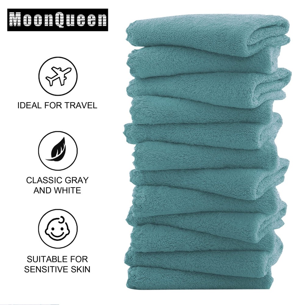 MOONQUEEN chiffons visage microfibre voyage – taille compacte pour les retouches.