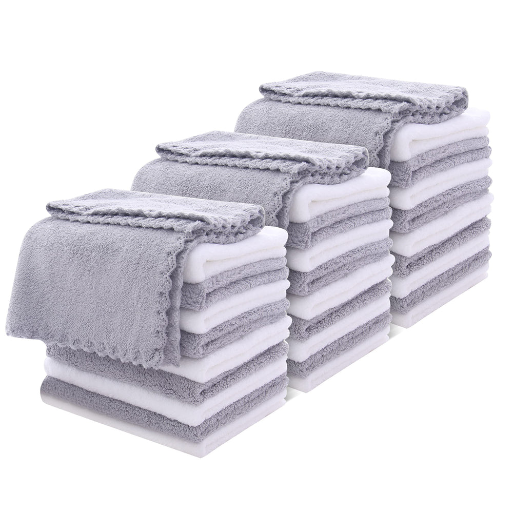 MOONQUEEN 30 serviettes-visage-microfibre: douceur et absorption pour démaquillage rapide