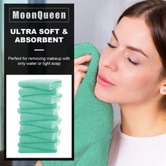 Lingette MOONQUEEN maquillage premium Aqua Vert démaquillage sans produits agressifs.