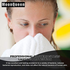 MOONQUEEN serviettes-visage-microfibre: nettoyage rapide avec eau tiède