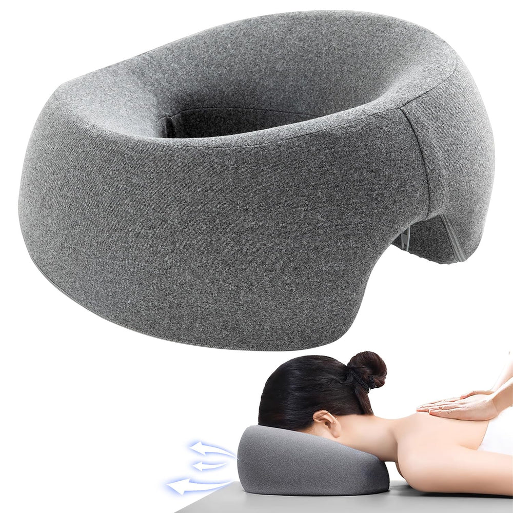 MOONYOOY support-tete-massage-lit : repos confortable et accès facile au dos.