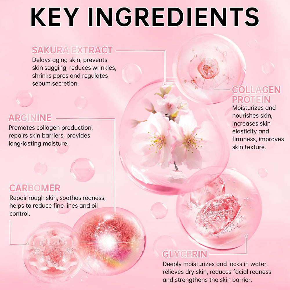 Mopayzer Collagen Sakura Toner: équilibre et préparation de la peau