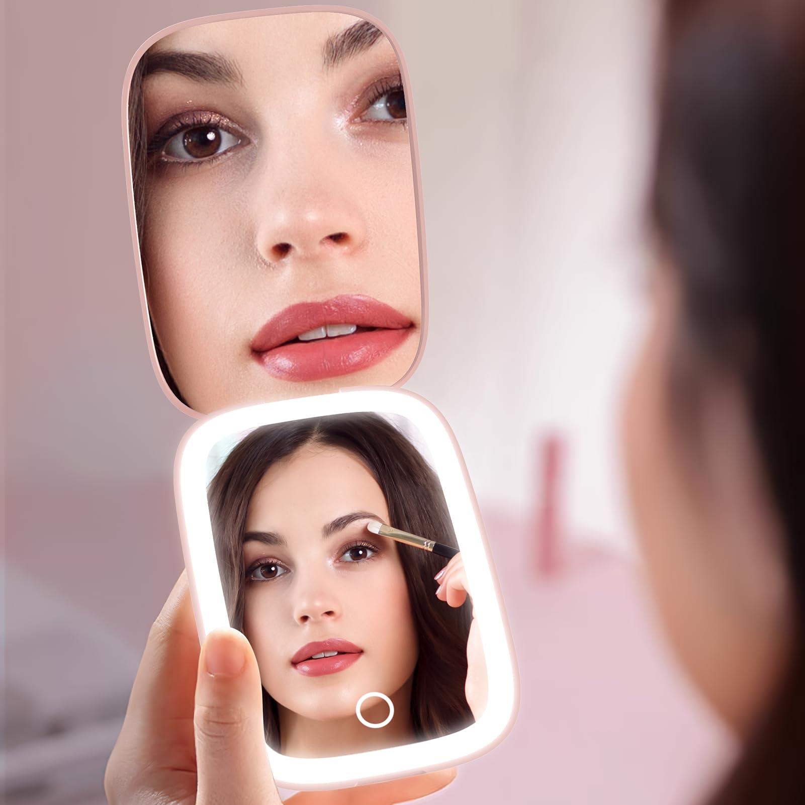 Mopis miroir compact facile à glisser dans la poche