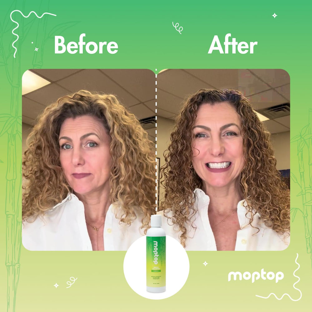 MopTop formule sans parabènes et SLS — soin plus propre.