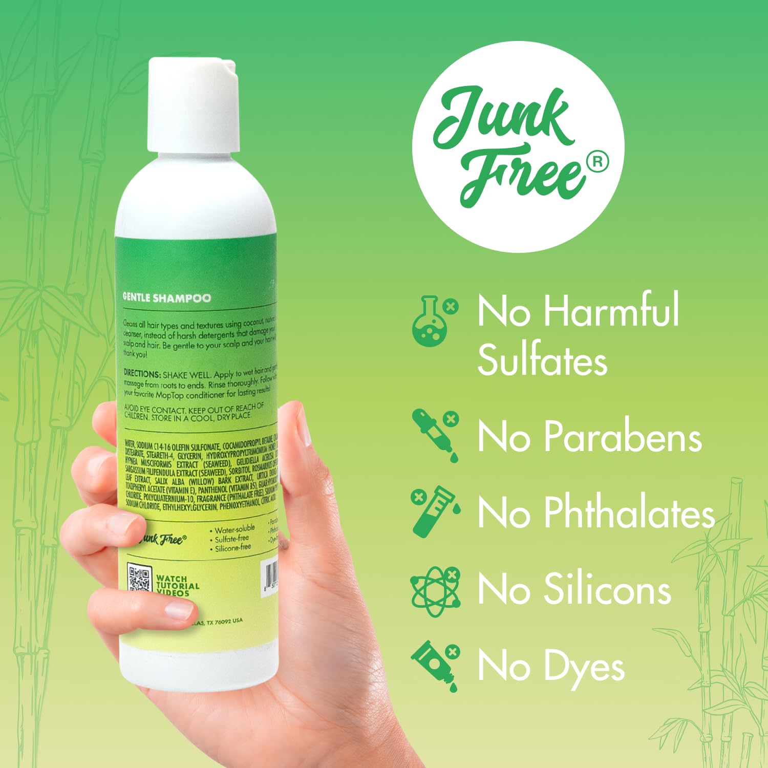 MopTop tous types cheveux — hydratation et douceur pour chaque texture.