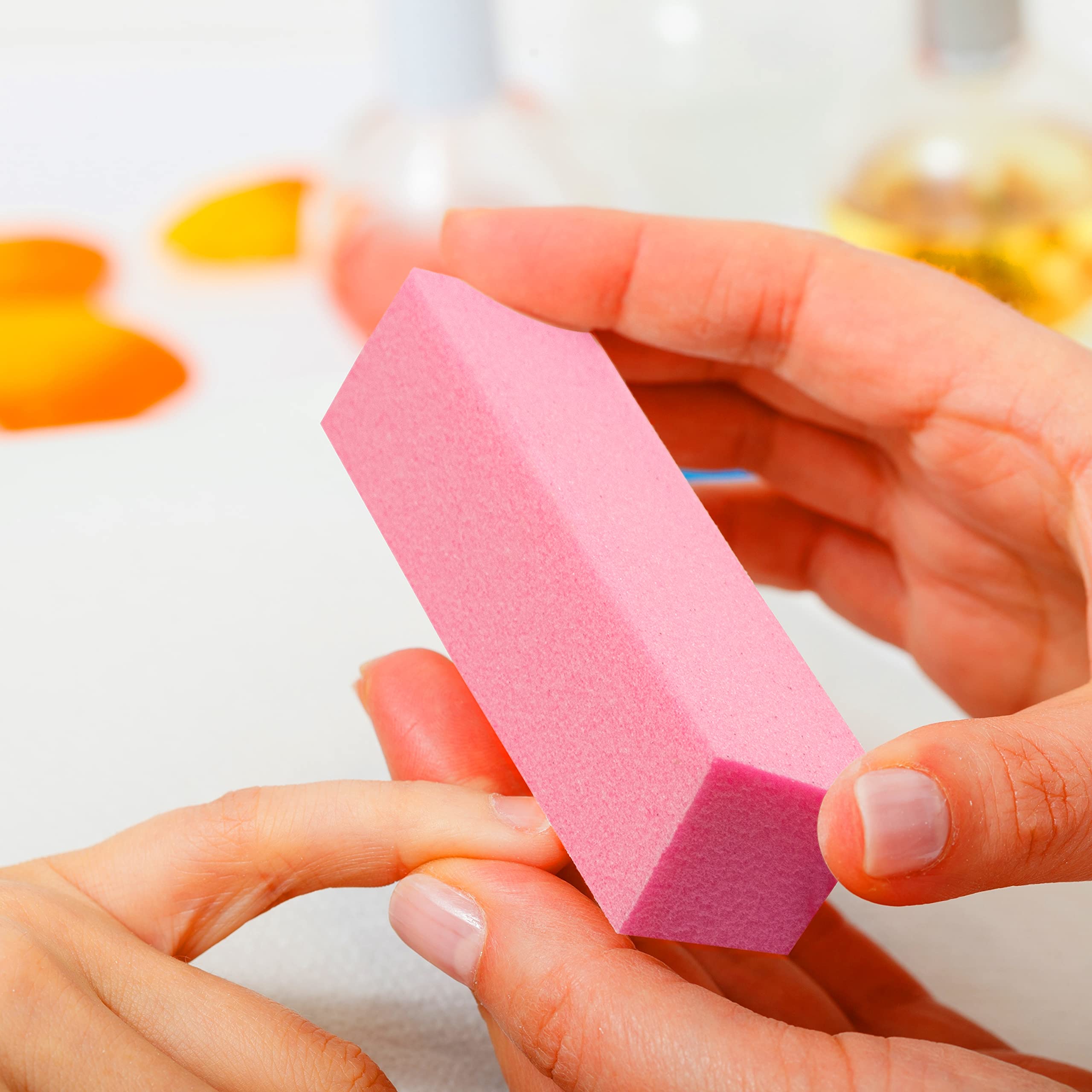 Morary blocs polissage 4 faces – réutilisables et stérilisables pour une routine manucure pratique.