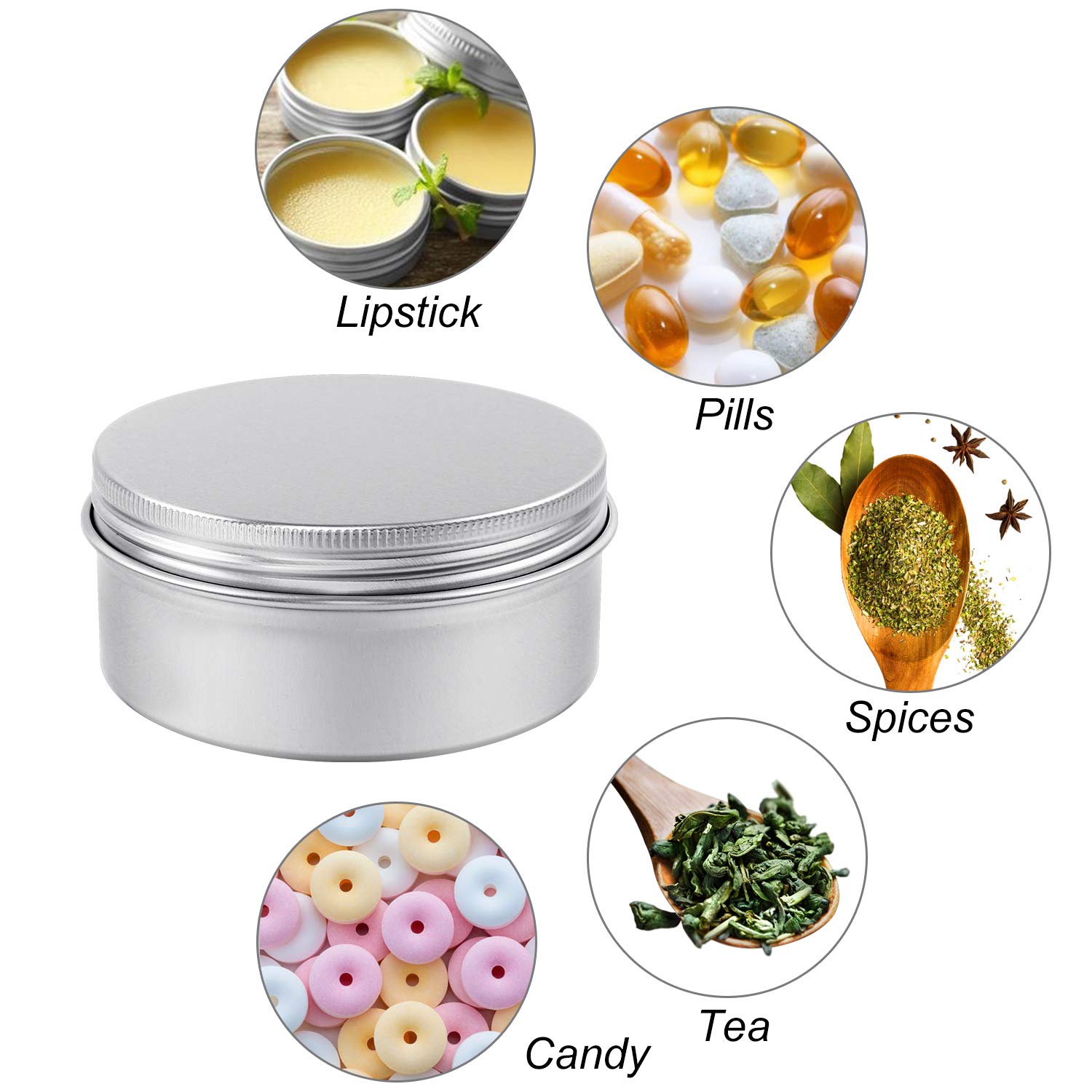 Boîte Moretoes 120 ml avec couvercle spirale étanche pour éviter les fuites.