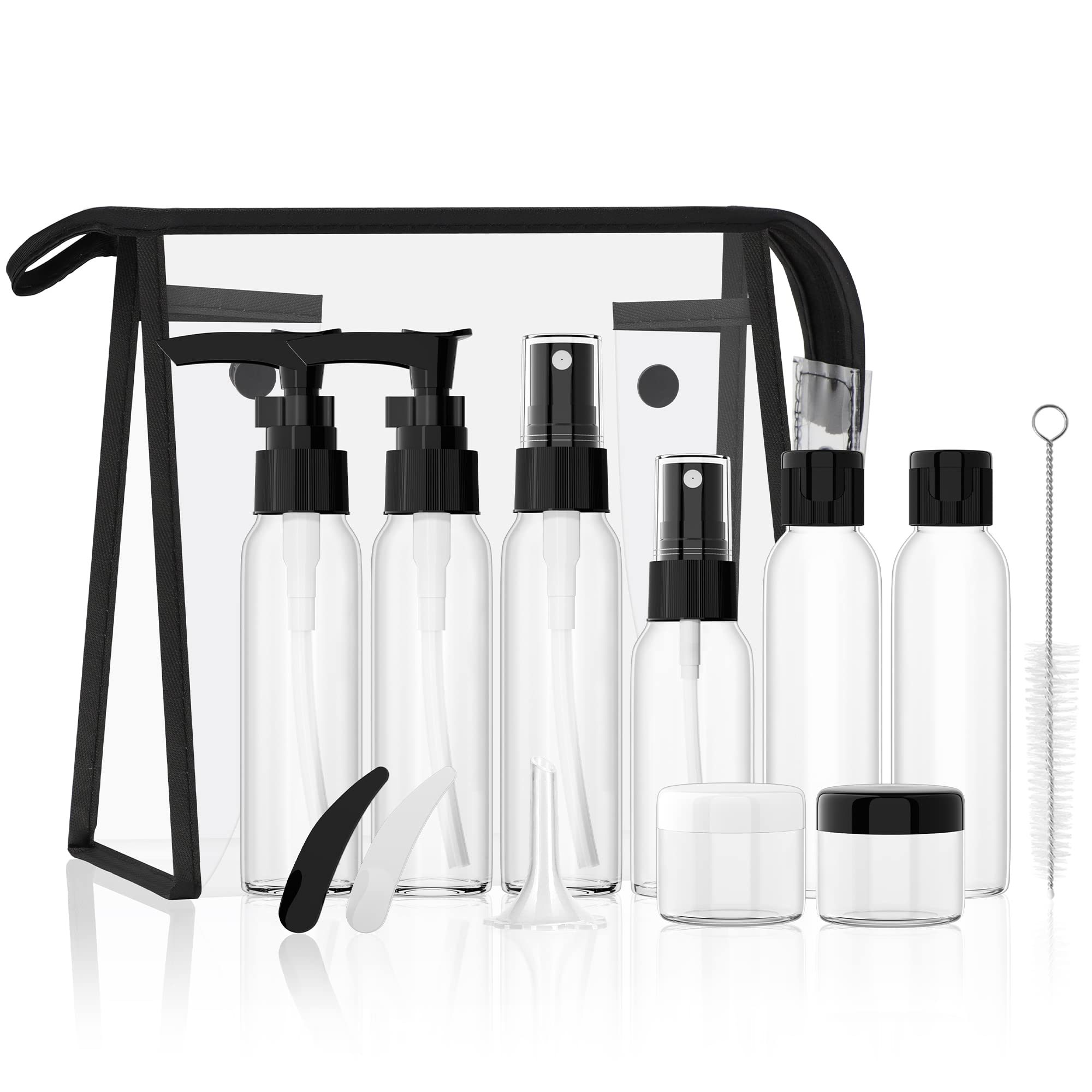 Ensemble Morfone – kit complet pour contenants de toilette, pratique et sûr en voyage