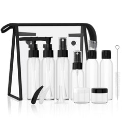 Ensemble Morfone – kit complet pour contenants de toilette, pratique et sûr en voyage