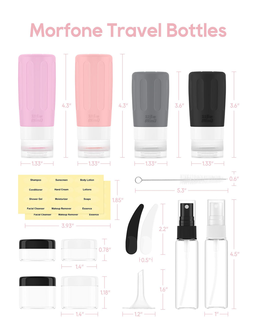 Morfone brosse nettoyage pour bouteilles réutilisables