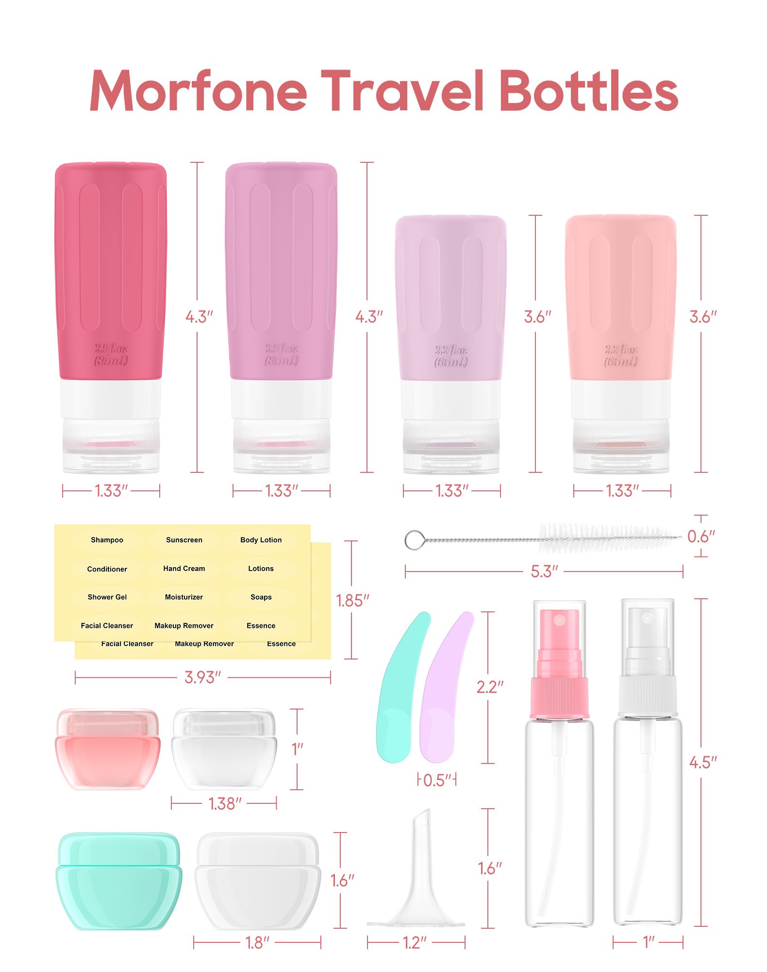 Morfone-etiquettes-voyage-organisation : étiquettes pratiques pour identifier facilement vos produits.