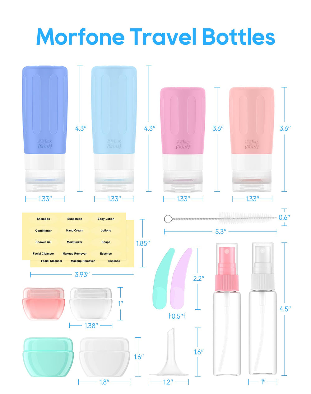 Morfone nettoyage-brosse-accessoire, entretien rapide des contenants.