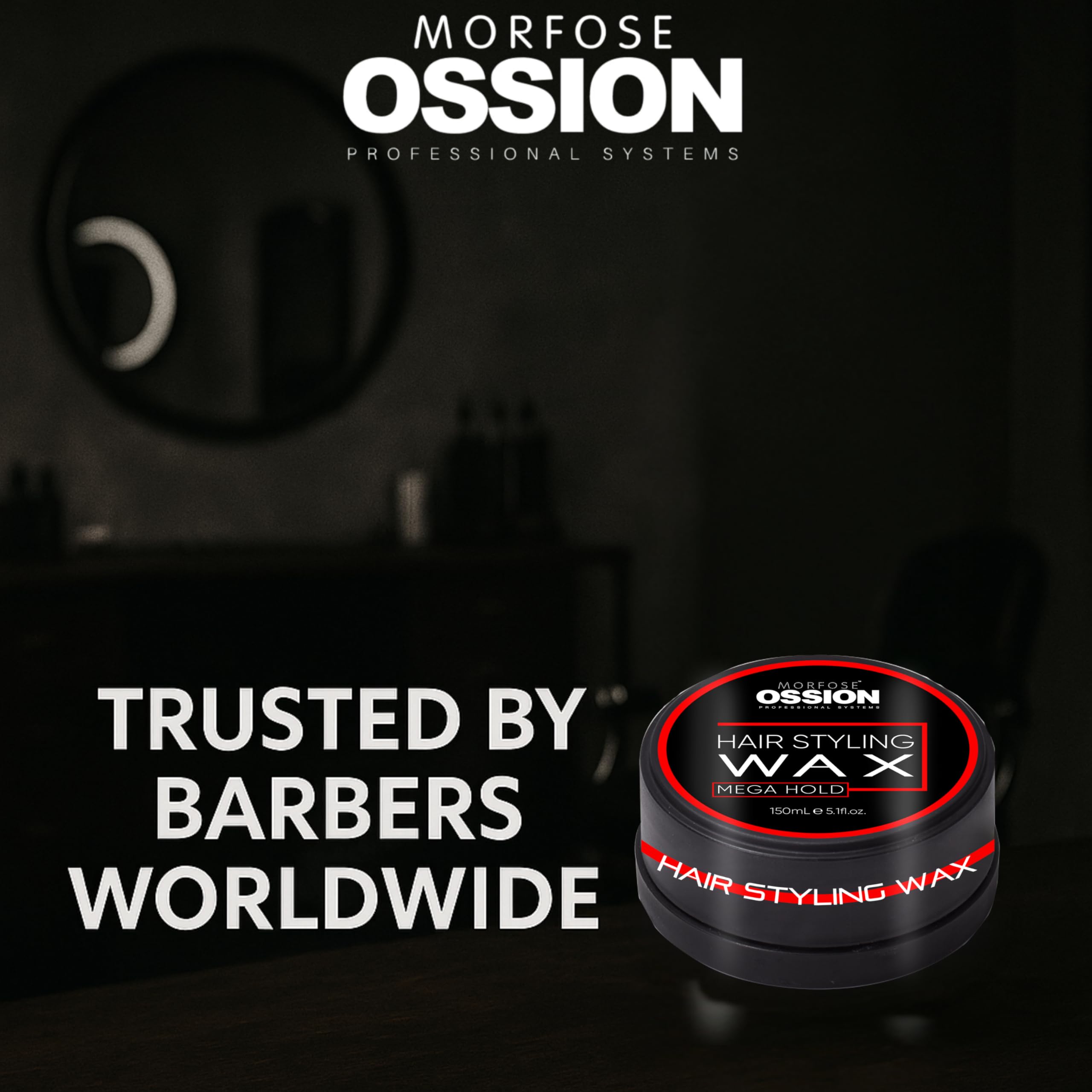 Morfose Barber Wax : coiffage polyvalent, du classique au contemporain.