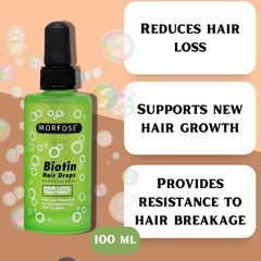 Morfose Biotin Hair Drop : application universelle pour tous types de cheveux et nourrir les follicules.