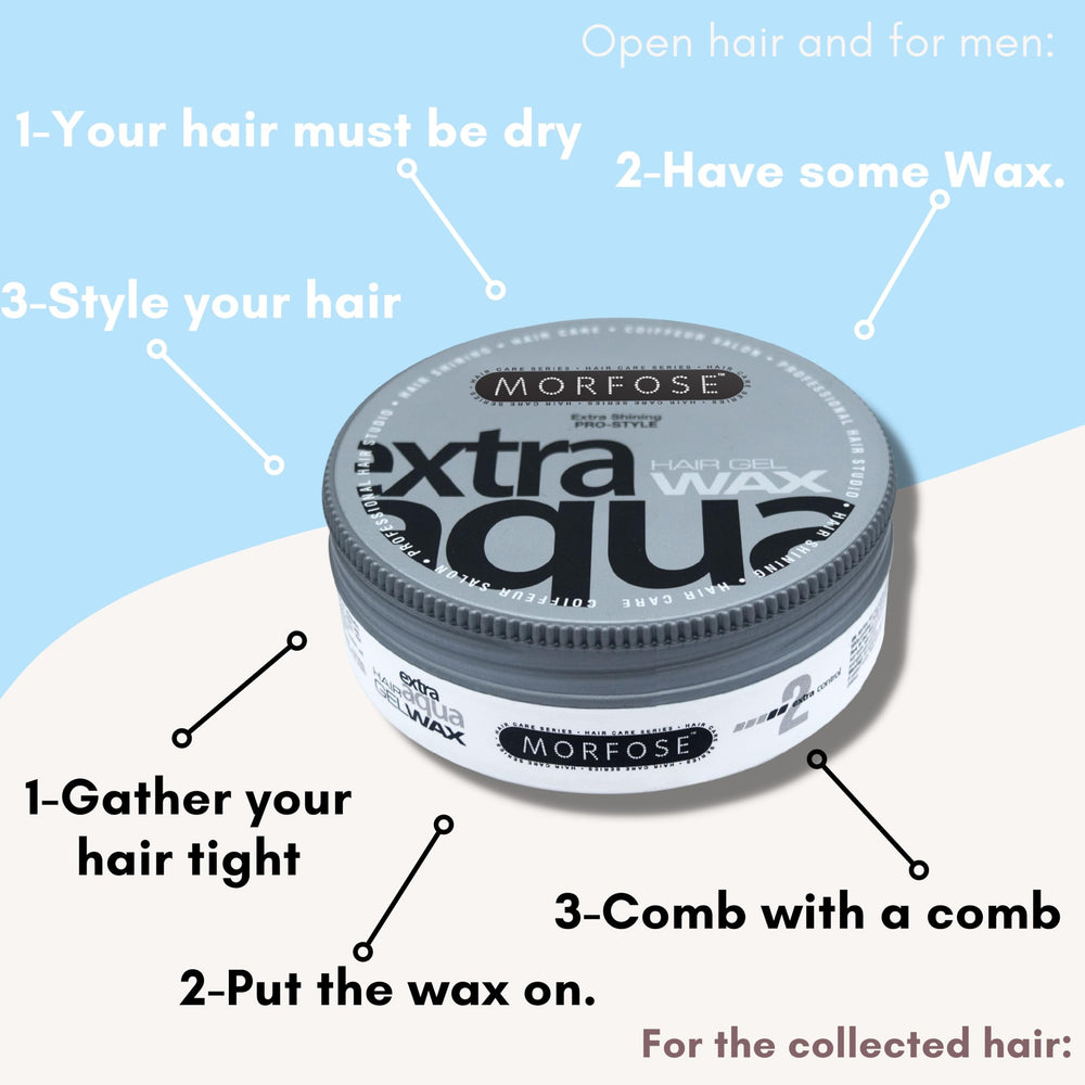 Morfose Extra Aqua Gel définit les boucles avec souplesse et brillance.