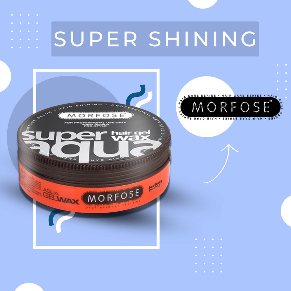 Morfose Super Aqua Gel Wax – parfum mangue discret pour une sensation fraîche.