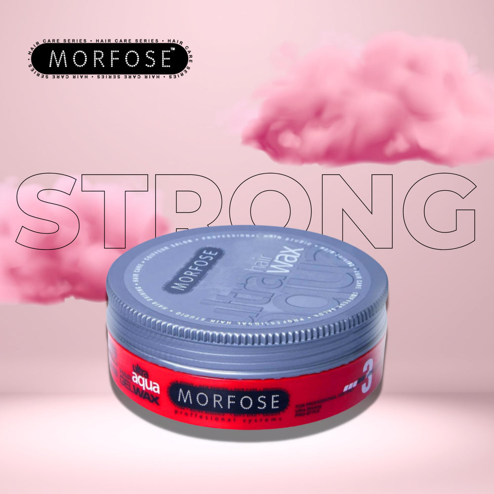 Morfose Ultra Aqua application-cheveux sans résidu facilite le coiffage fluide.