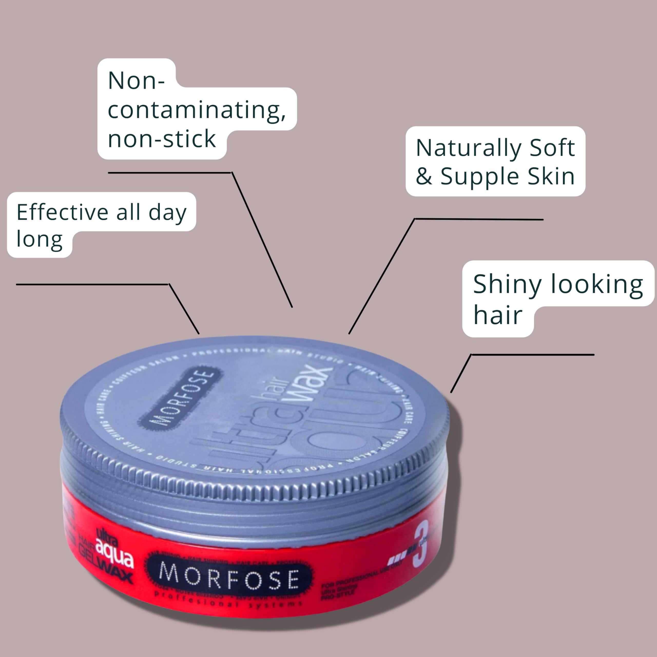 Morfose Ultra Aqua brillance-naturelle procure un fini discret et sain.