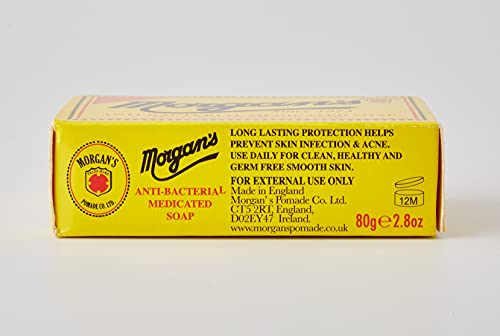 Morgan Savon antibactérien – emballage pratique et élégant.