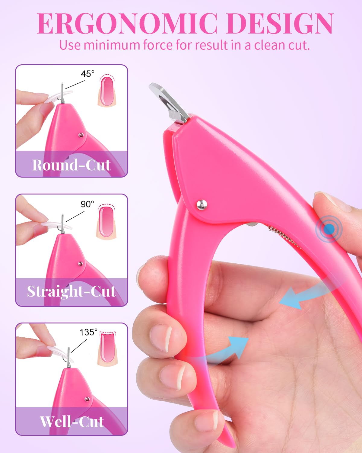 MORGLES buffer et coupe-ongles inclus pour une finition nette à domicile.