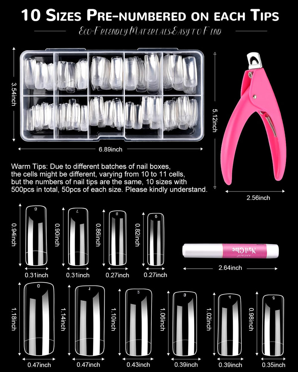 MORGLES kit complet ongles faits maison avec outils inclus pour une manucure pratique.
