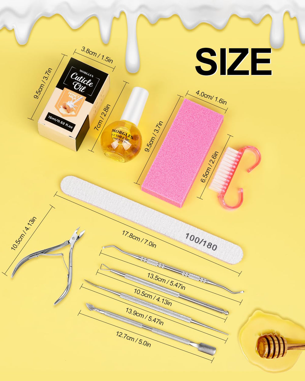 MORGLES brosse ongles-kit : nettoyage efficace des ongles et outils