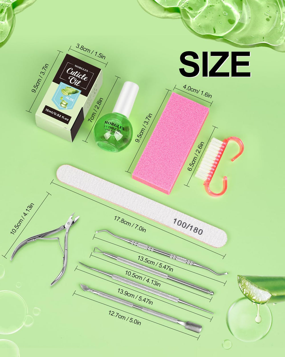 MORGLES Brosse ongles nettoyante : nettoyage rapide des surfaces.