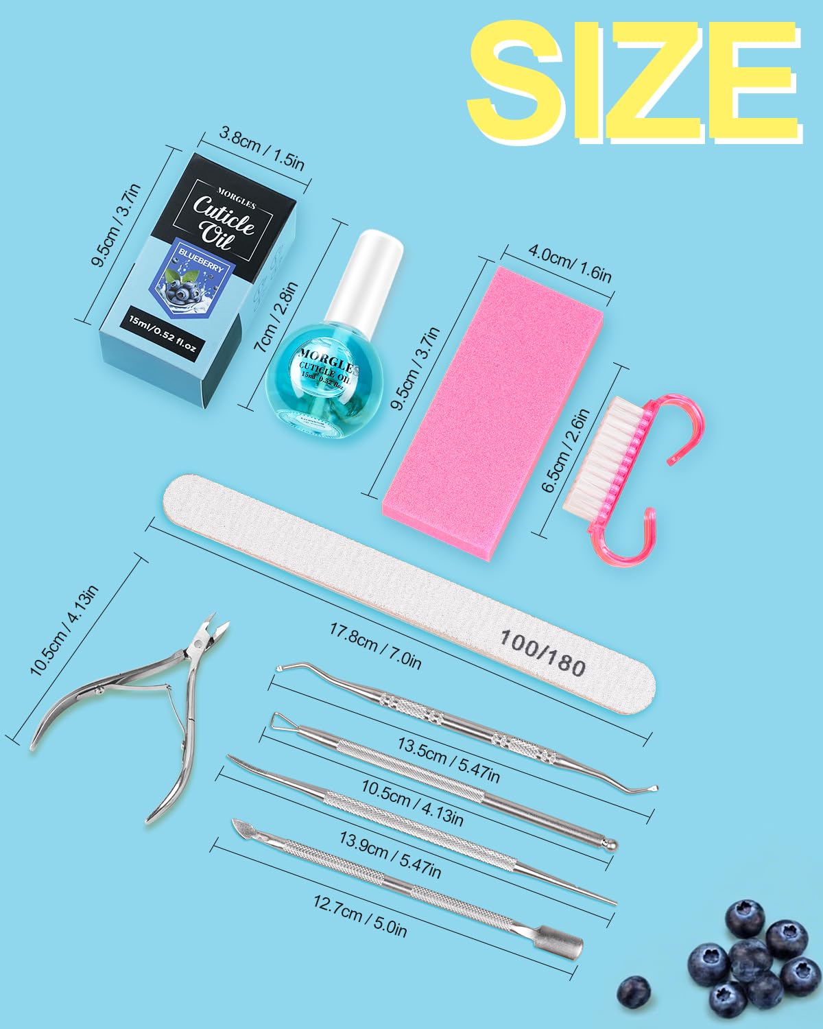 Brosse-ongles MORGLES, nettoie en douceur.