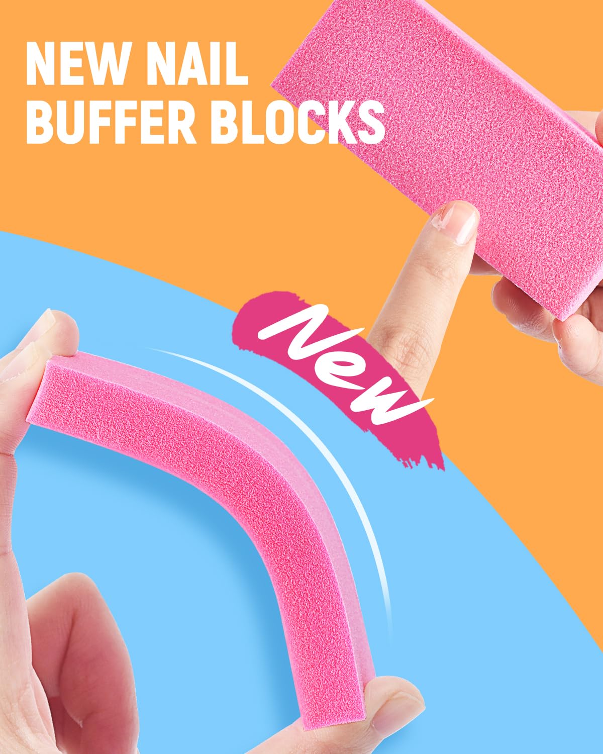 MORGLES buffer-ongles-bloc: polissage doux et surface lisse