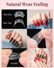 MORGLES colle pour ongles, fixation rapide et fiable