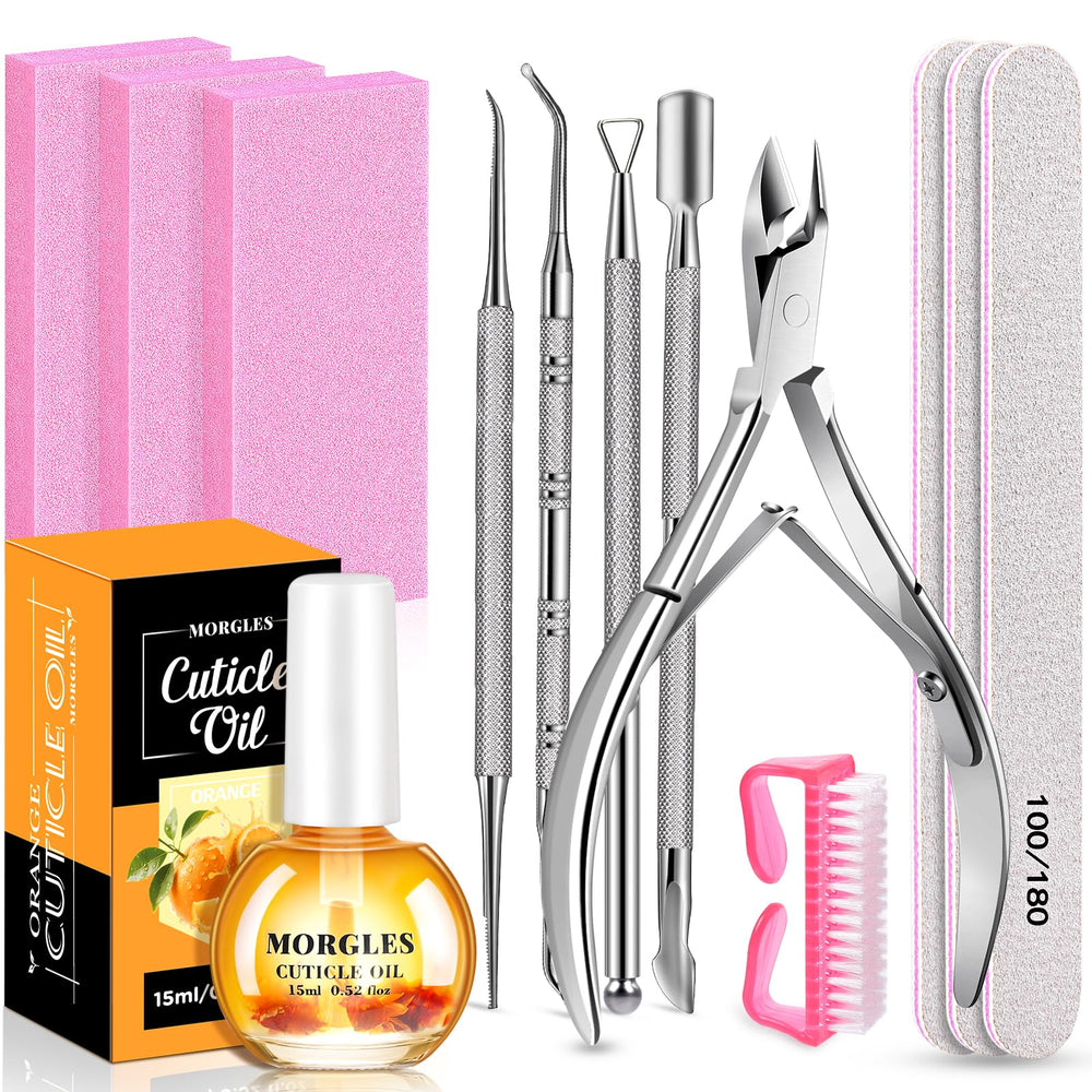 MORGLES huile-cuticule-orange: soin nourrissant pour cuticules et ongles