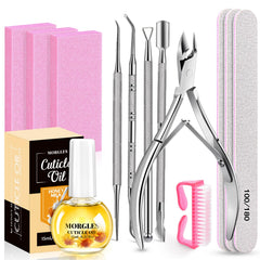 Kit Morgles : lime à ongles et bloc tampon pour une finition lisse