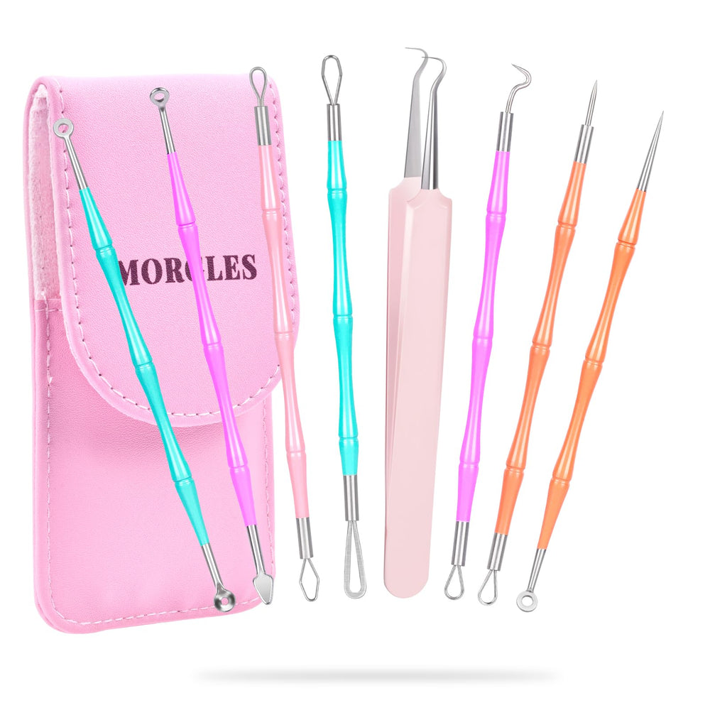 Kit Morgles Pimple Popper ensemble: outils complets pour extraction précise à domicile